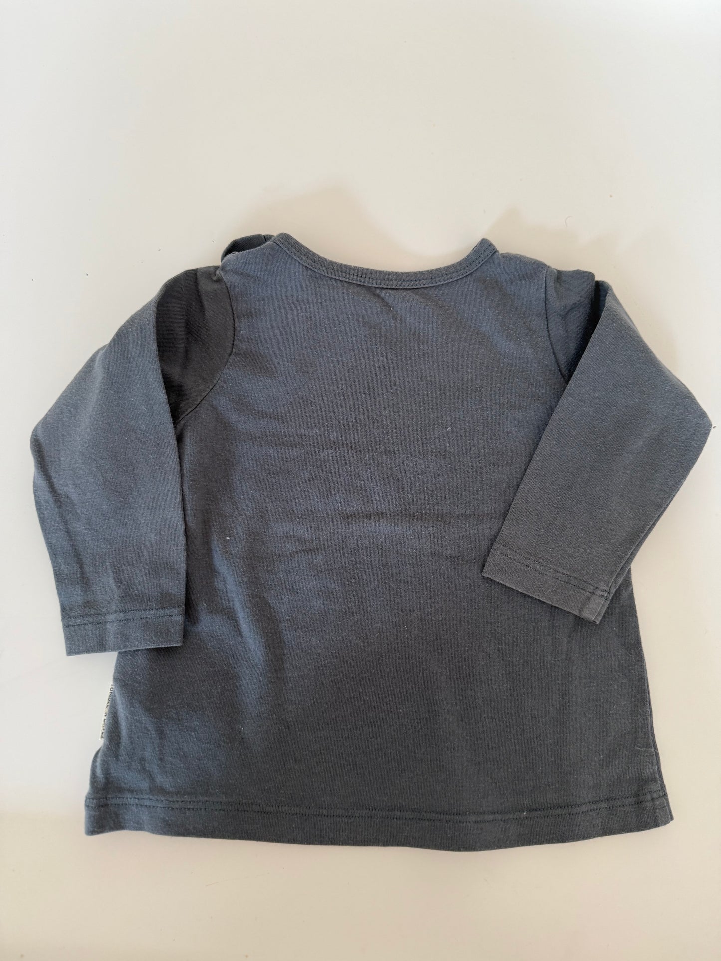 TUMBLE N DRY Langarmshirt Make a wish grau 68