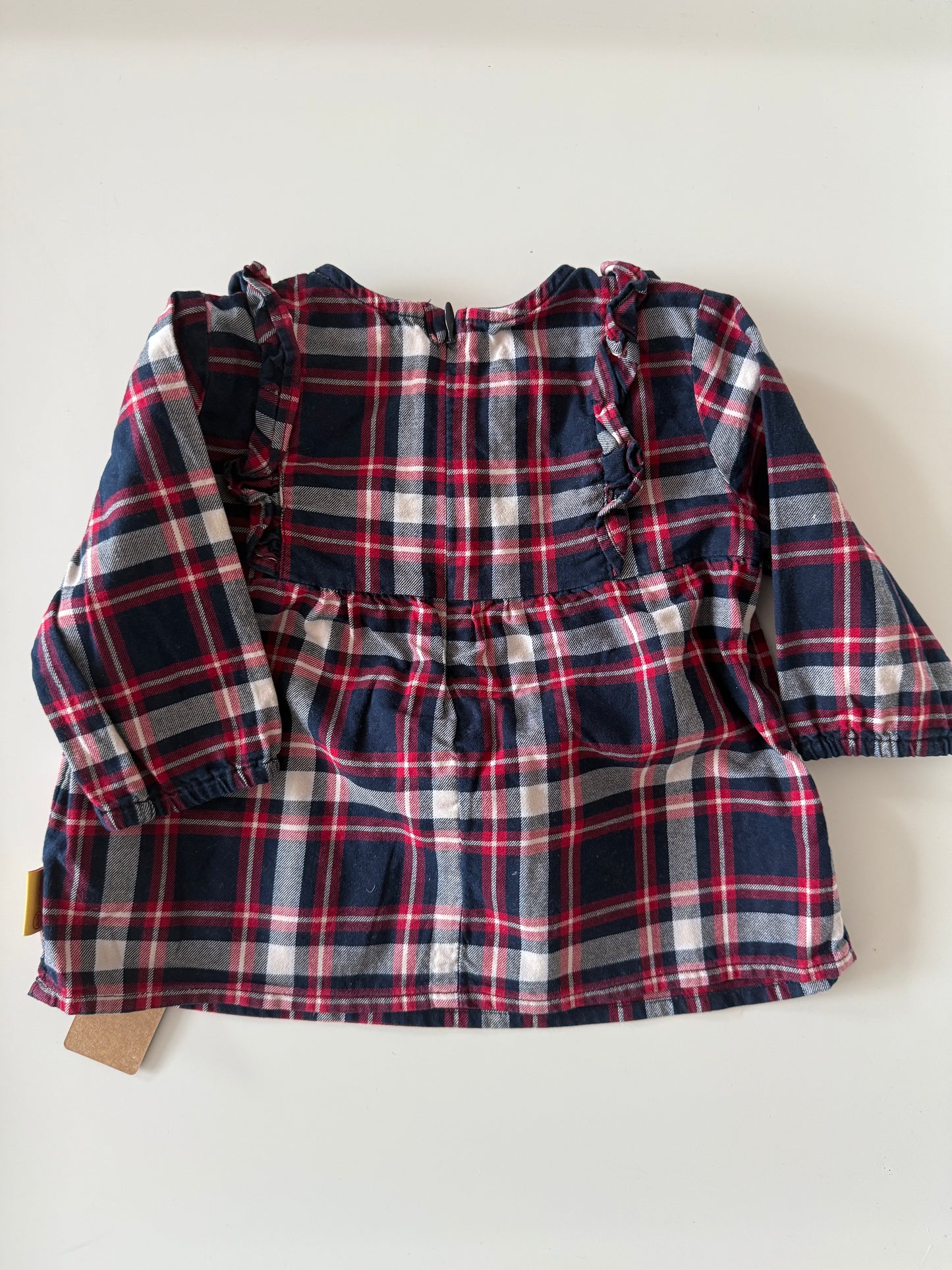 STEIFF Bluse kariert mit Bärchen 62