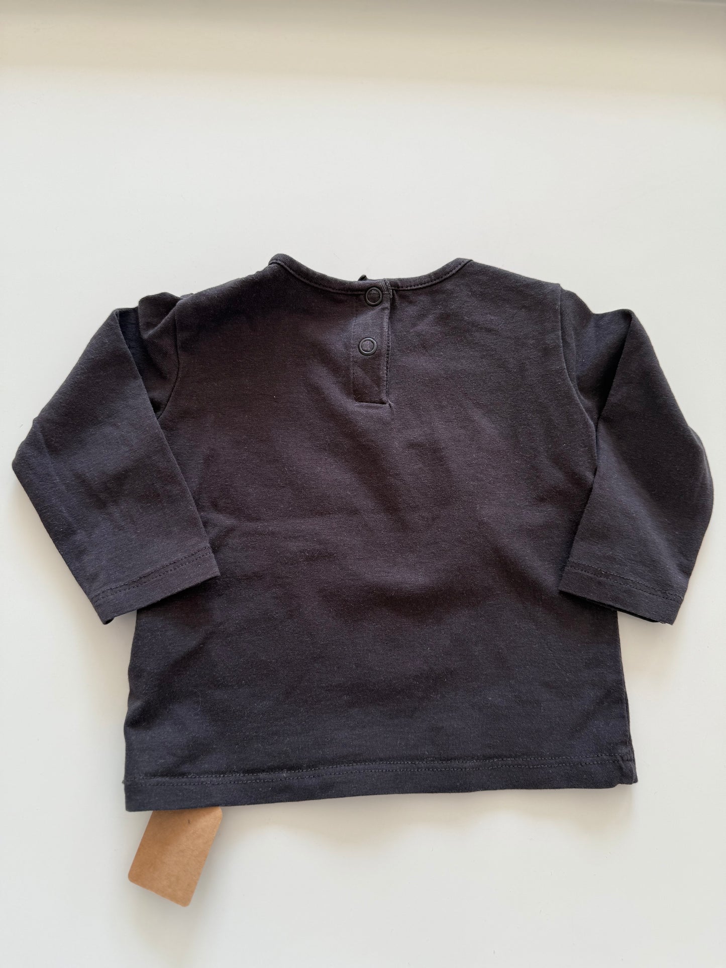 CUDDLES & SMILES Langarmshirt grau 68