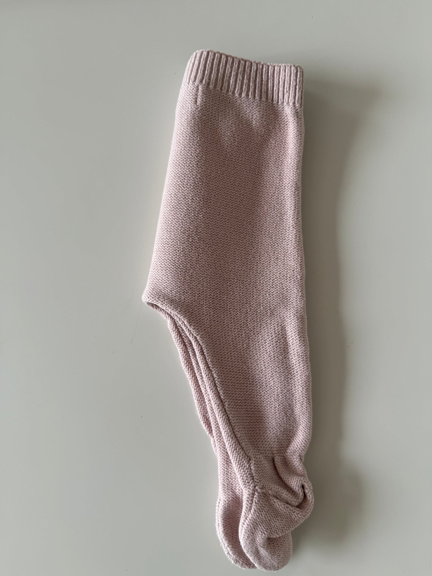 ZARA Strampelhose Strick rosa 56