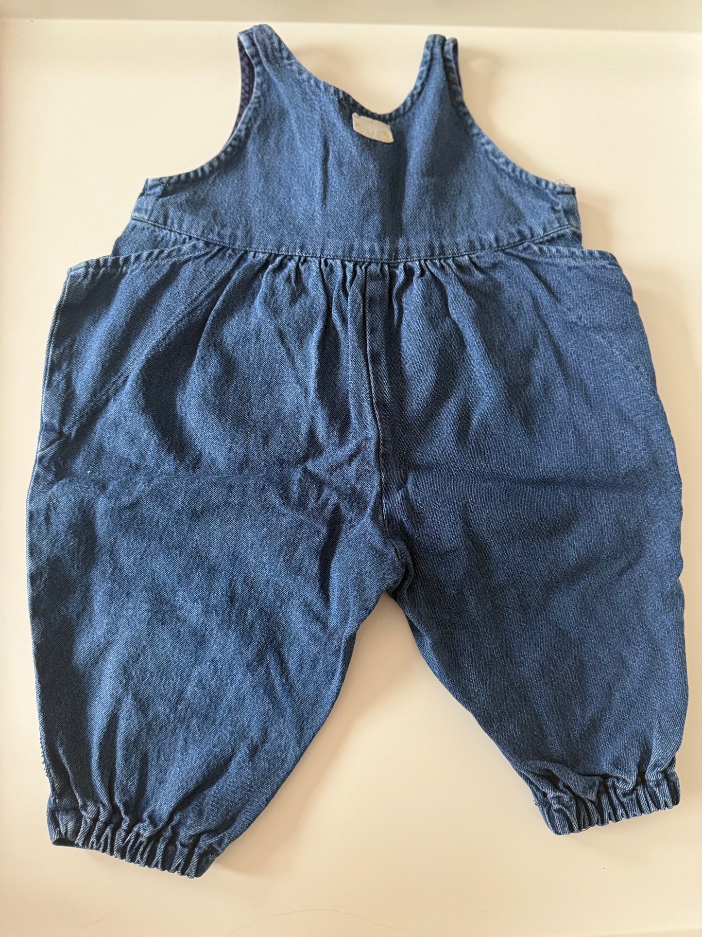 VINTAGE Jeans Latzhose baby mini blau 62/68