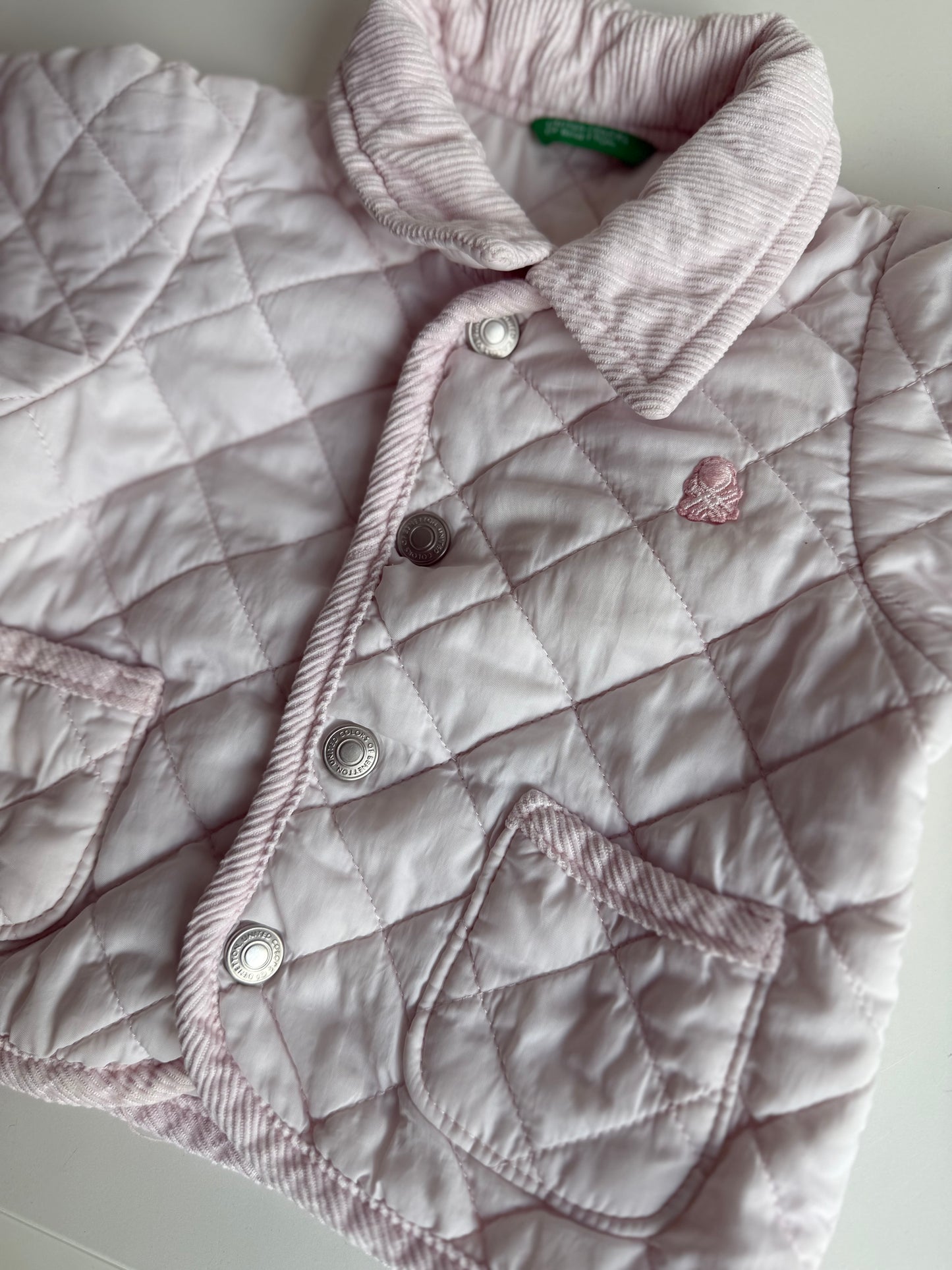 BENETTON Steppjacke rosa 56/62