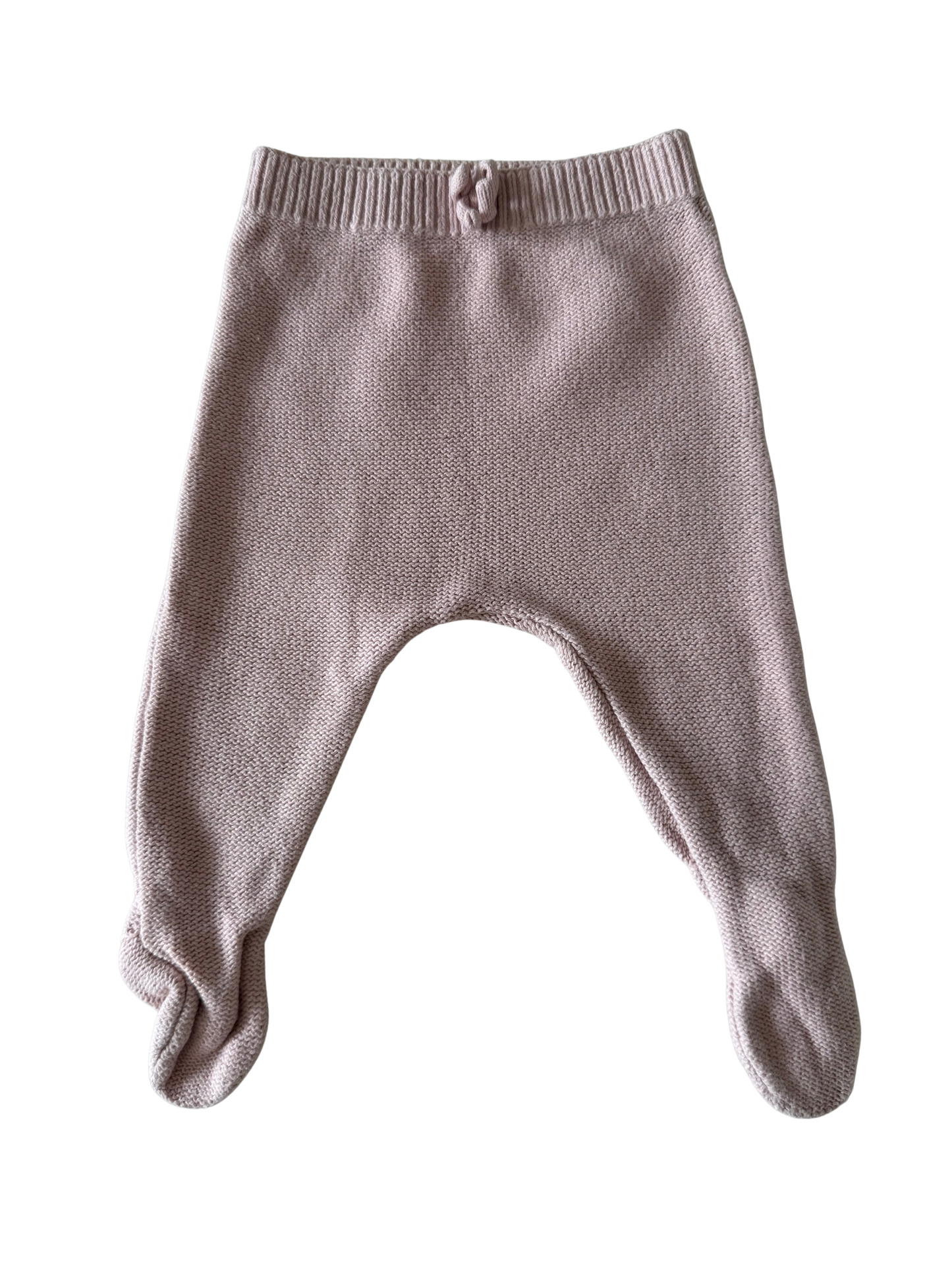 ZARA Strampelhose Strick rosa 56