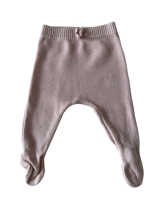 ZARA Strampelhose Strick rosa 56