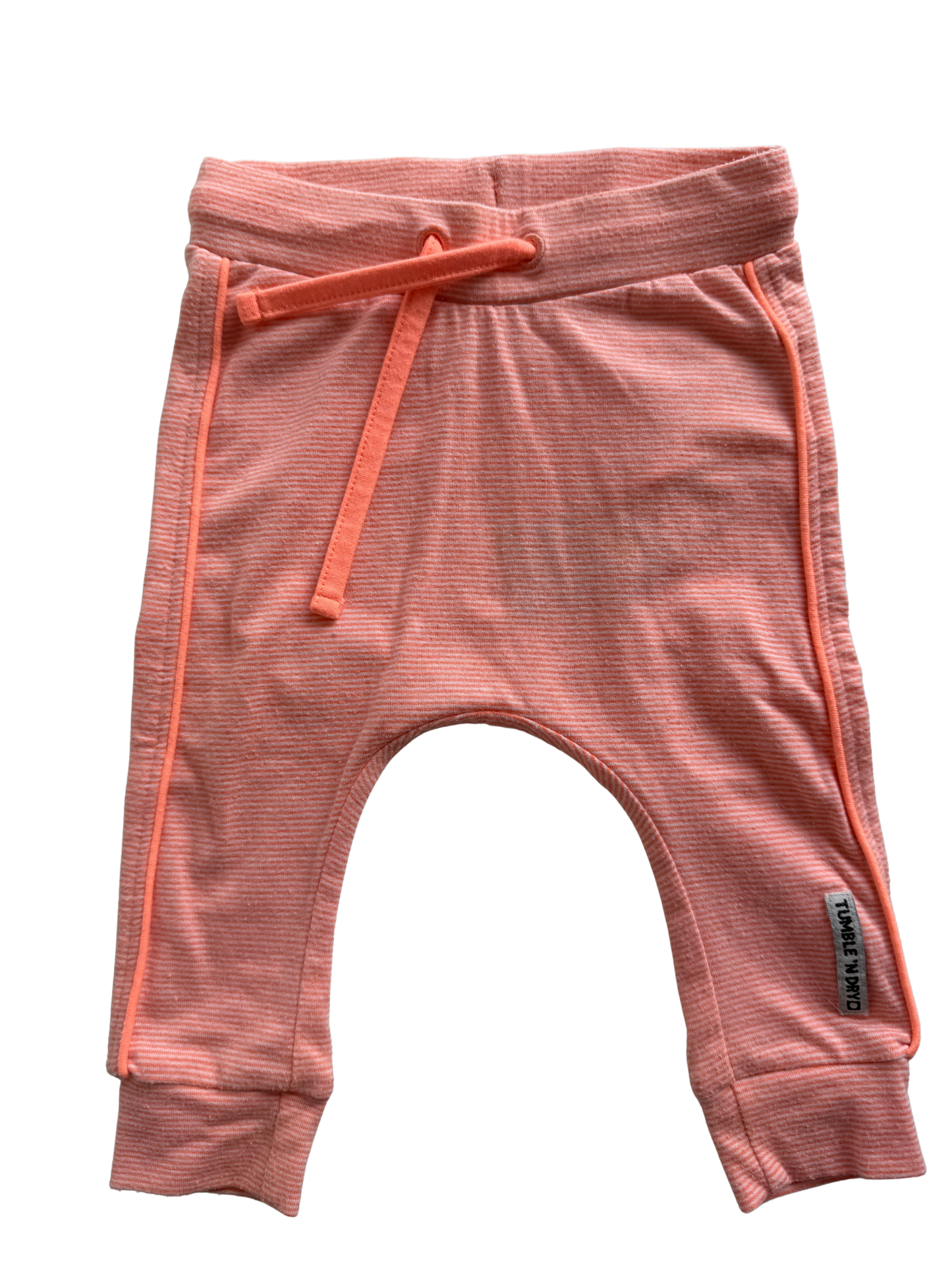 TUMBLE N DRY Hose neon orange Streifen 56