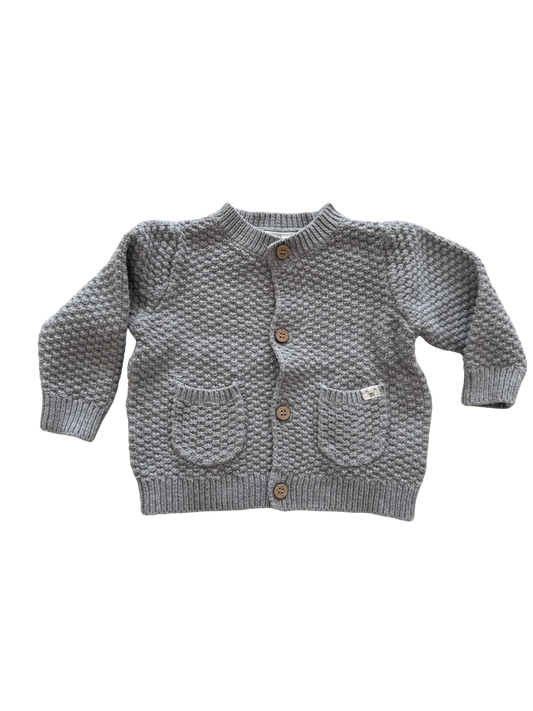 TOPOMINI Strickjacke grau 68
