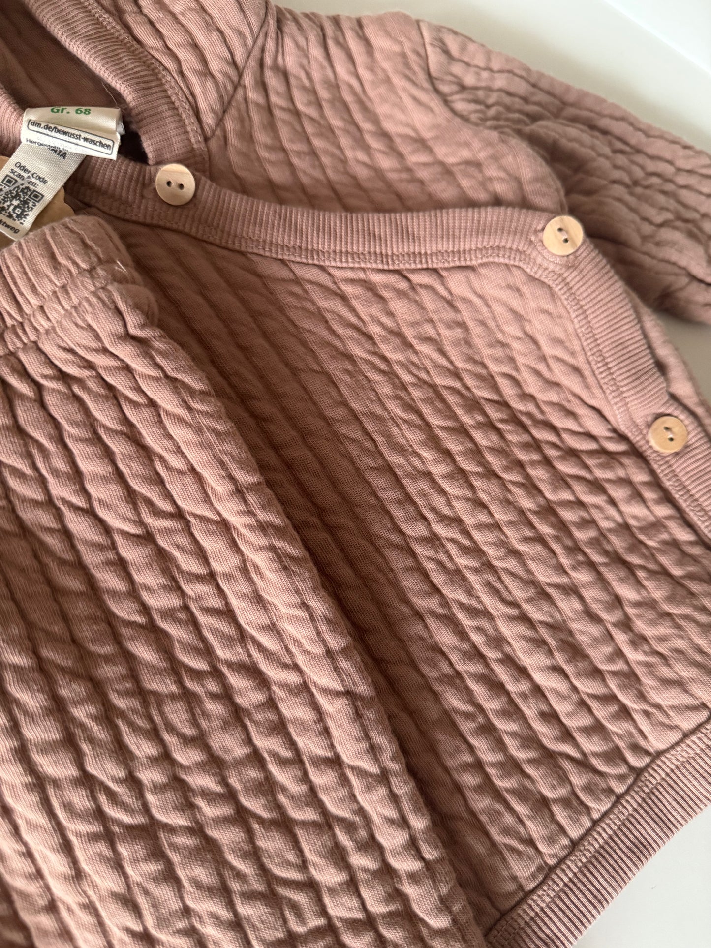 ALANA Anzug Set Hose und Jacke altrosa 68