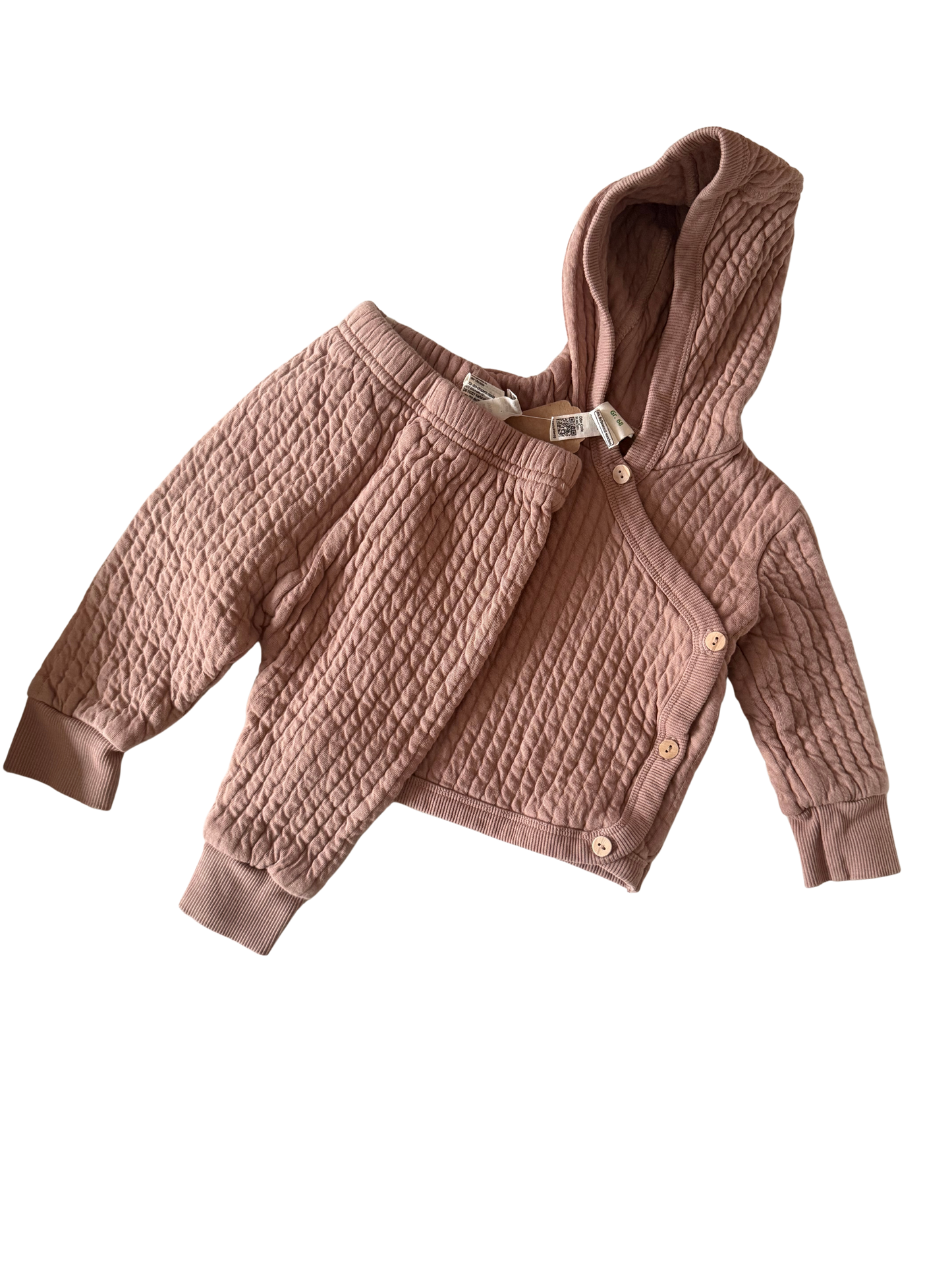 ALANA Anzug Set Hose und Jacke altrosa 68